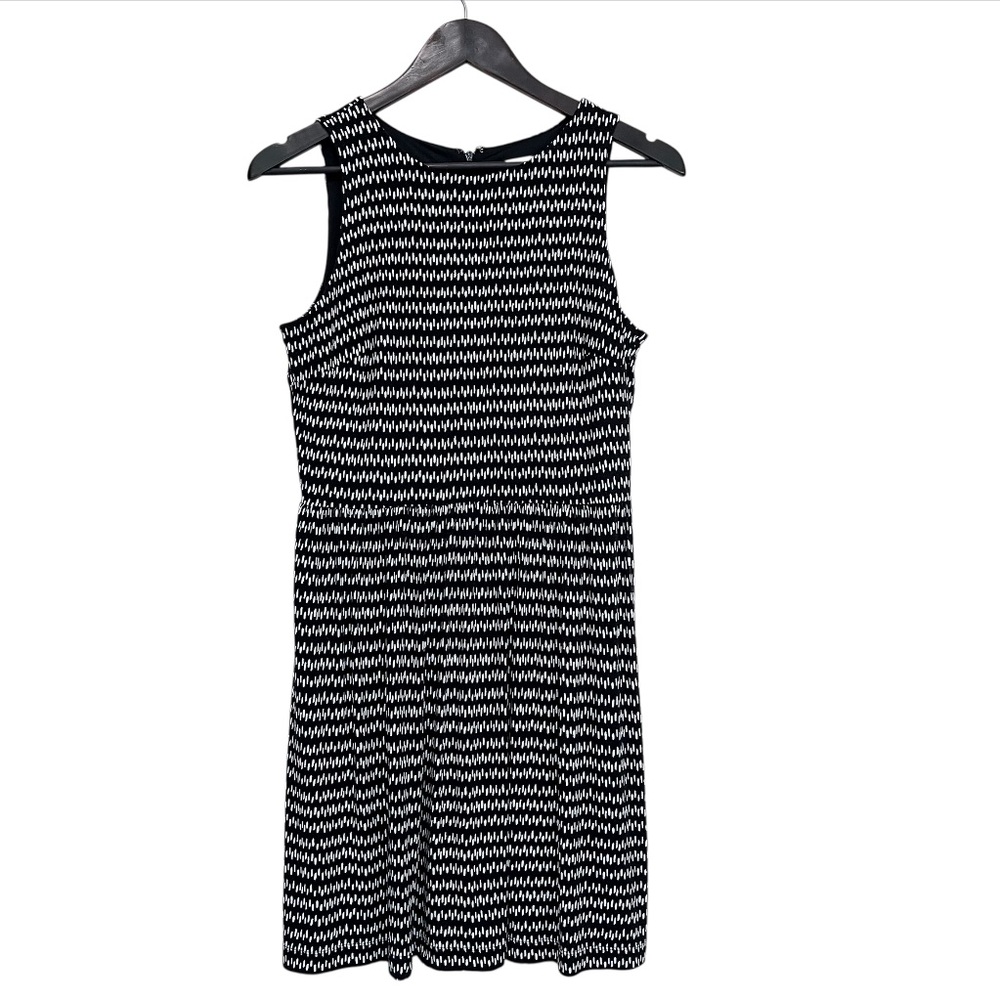 LOFT Outlet Black and White Mini Dress